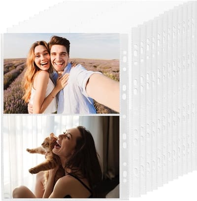 Transparante hoezen voor foto's en ansichtkaarten DIN A4 - Bescherming, Presentatie en Opslag