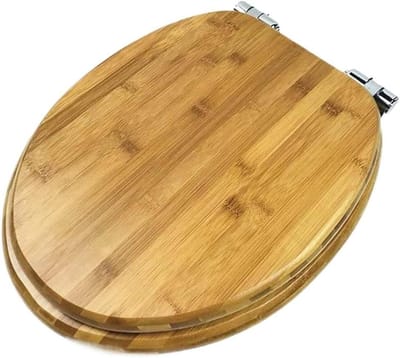 Houten Toiletbril - Toiletzitting Deksel - Badkamer Comfort - Natuurlijke Hout Uitstraling - Universele Pasvorm - Houtkleur