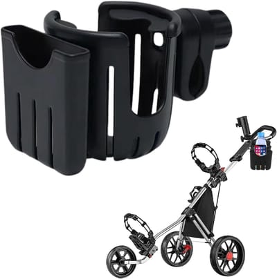 Bicycle Bottle Holder - 360° Adjustable - Pushchair Cup Holder - Zwart - Fietsbussen voor MTB - Racefiets - Kinderwagen