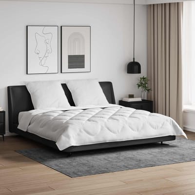 vidaXL - Duvet - voor - Alle - Seizoenen - met - kussen - 3 - st - Wit - Microvezel