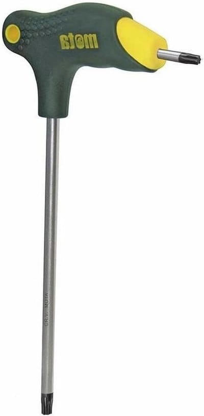 Torx Sleutel - T-sleutel Schroefsleutel - Klussen en Repareren - Ergonomische Handgreep - T15 3.5x125 mm - Chroom