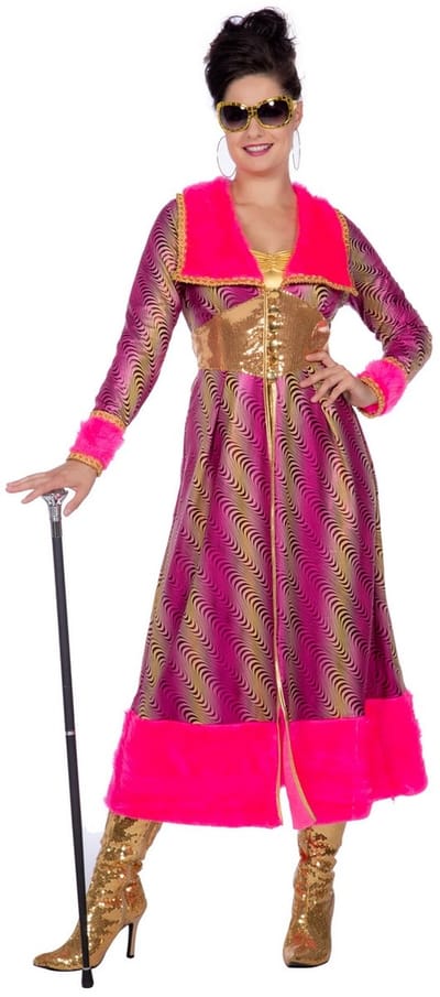 Statige Pink Madam Jas Vrouw