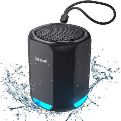 Draagbare Waterdichte Bluetooth Speaker met Kleurrijke LED Verlichting en TWS Stereo