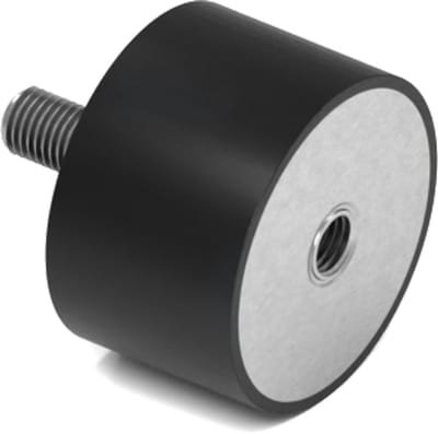 Rubbermagazijn - Trillingsdemper - Type B - 40x25mm - M8 - Set 10 stuks