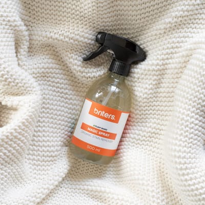 Briters Magic Spray Vlekverwijderaar – 500 ml – Enzymatische & Milieuvriendelijke Vlekkenspray – Veilig voor Alle Textiel - 100% Biologisch