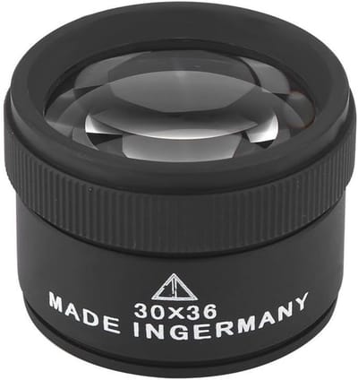 Dailygoods- Sieradenvergrootglas Professionele Kwaliteit - Vergrootglas voor Sieraden - Vergrootglas voor Postzegels - Vergrootglas voor Horloges - Optisch Vergrootglas - Duurzaam Zinklegering Materiaal