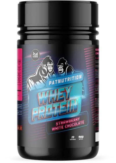 PAT Nutrition Eiwitpoeder - Whey Protein (900 g) - Strawberry/White Chocolate
