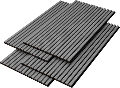 Akoestisch Wandpaneel Vang set van 4 mdf 2,88 m² eiken grijs