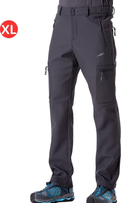 Bovista Skibroek - Skipak - Snowboard Broek - Winterbroek - Sneeuwbroek - Heren - Wintersport - Outdoor - Grijs - Maat XL