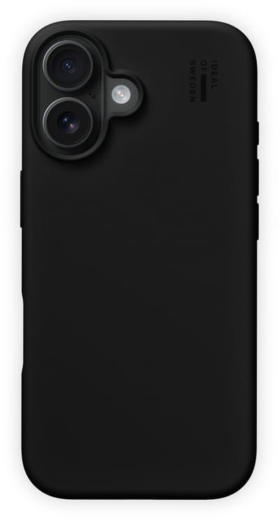 iDeal of Sweden Silicone Case met magnetische ring geschikt voor iPhone 16 Plus Black
