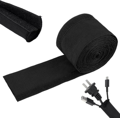 Dailygoods - Klittenband Kabelhoes 400 x 8,4 cm voor Snoerorganisatie