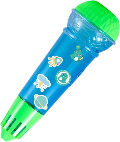 Kinder Microfoon - Speelgoed Microfoon - Zingen en Spelen - Interactief Leerinstrument - 24.8 cm - Groen