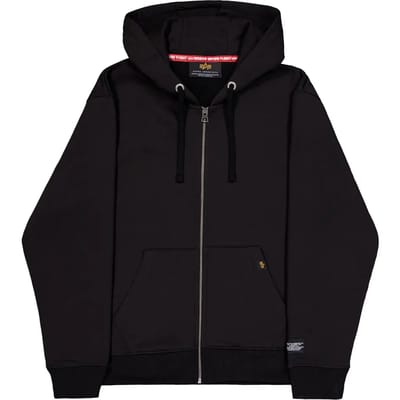Zipped hoodie Alpha Industries Labe Back Print
