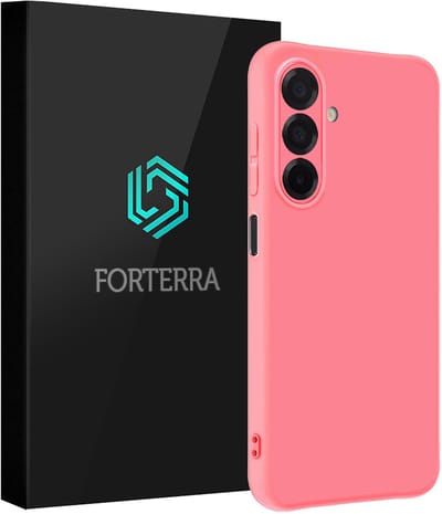 Hoesje Geschikt voor Samsung Galaxy A17 - Sterk & Shockproof - Siliconen Case - Hoes Cover - Lichtroze