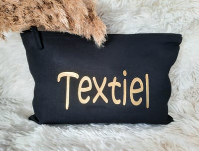 Organizer | Textiel | Etui | Luiertas | Hydrofiele doek | Spuugdoek | Slab | Knuffeldoekje | Baby | Opbergtas | Katoen | Zwart | Goud | Kraamcadeau