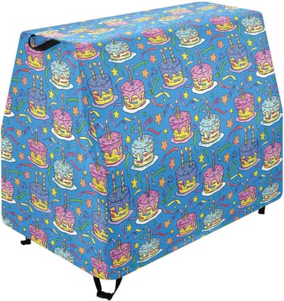 Watertafel Cover - Speeltafelhoes - Bescherming Buiten - Waterdicht en UV-bestendig - 104 cm Hoog - Verjaardagstaart