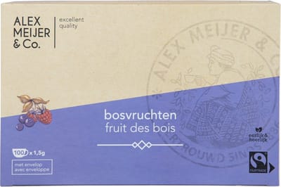 Alex Meijer - Bosvruchten Thee FT - 100 stuks x 1,5 gram