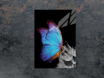 TMK ArtDeko - Snijplank Glas - 35x52 cm - Motief Motyl