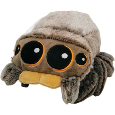 Kleine Spin Pluche Speelgoed Insect Vlieg Pluche Speelgoed Anime Omringend Pluche Kinderspeelgoed Verjaardagscadeau Begeleidend Pluche black