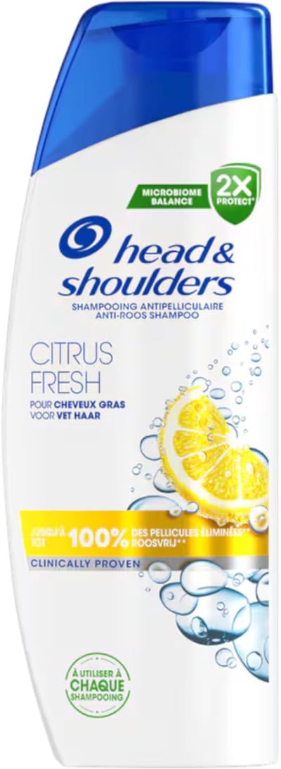 Head & Shoulders - Anti-Roos Shampoo - Citrus Fresh - Vet Haar - 285ml