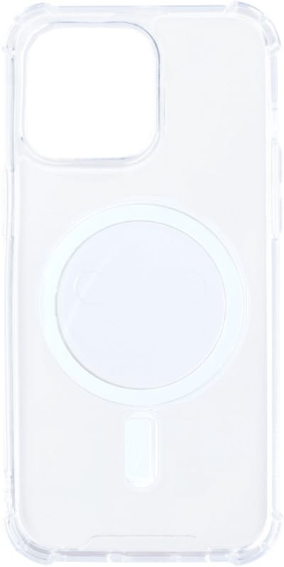 Rixus Anti-Burst Case With MagSafe For iPhone 15 Pro Transparent