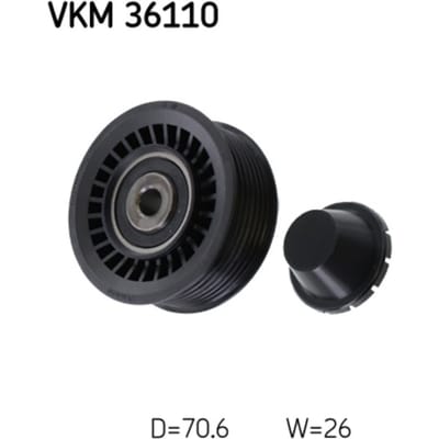 Rondsel/geleiderpoelie, V-riem SKF VKM 36110