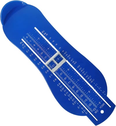 Professionele Voetmeter voor Kinderen, Nauwkeurige Schoenmaatbepaling, Ideaal voor Groei en Comfort, Blauw