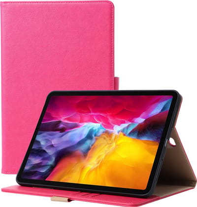 Hoes geschikt voor iPad Pro 11 inch 2020/2021/2022 Hoesje met Opbergvak Standaard Luxe Kunstleer Smart Cover Magnetisch
