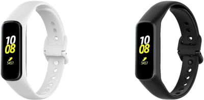 Strap-it Bundel van 2 Siliconen Bandjes - Geschikt voor Samsung Galaxy Fit 2 - Zwart & Wit - Sportbandje - Sportarmband - Siliconen Band - Horlogeband / Polsband / Armband - Waterbestendig & zweetbestendig - Flexibel & comfortabel