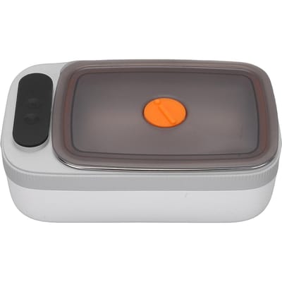 Boîte à lunch électrique Chauffe-plat USB Rechargeable Contenant Chauffant de Rangement Alimentaire 1000ML Acier Inoxydable 7 Niveaux de Chauffage Batterie 14000mAh