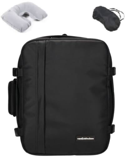 Handbagage rugzak 40×30×20 cm – Handbagage Tas / Underseater – Past Onder Stoel – Zwart