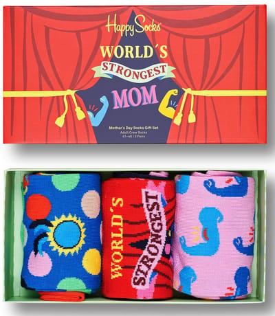 Happy Socks Moederdag Giftbox 3P- Maat 36-40