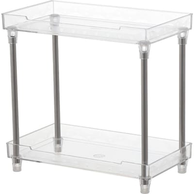 Make-up Organizer Rek Afneembare Cosmetische Opbergplank met Transparante Acryl Lade voor Toiletartikelen white