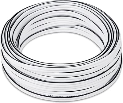 Teufel luidsprekerkabel 2.5mm² - luidsprekerkabel 2 x 2 -5 mm² 15m - wit