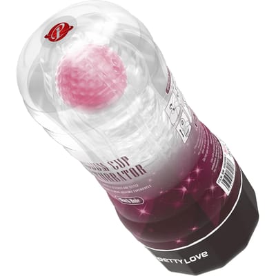 Pretty Love - Black Hole - Masturbator Cup - Met Rollende Bal Voor Extra Sensaties - Roze