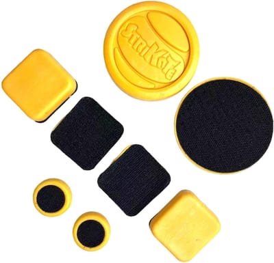 Slider Puck Set - Handschoen Accessoires - Soepel Sliden - Duurzaam POM Plastic - 78 mm Palm Diameter - Zwart