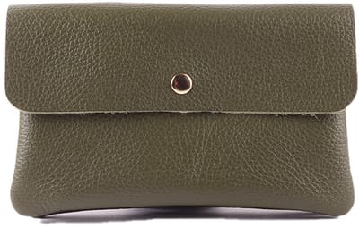 Giuliano lederen schoudertas Filou - Leer - Dames - Made in Italy - Groen