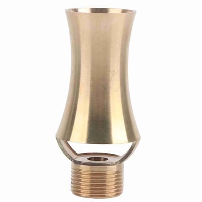 Fonteinkop Messing - Cascade Cederwatersproeier - Verstelbare Kop - 10 cm - Binnen/Buiten - Spectaculaire Waterkolom - Watersproeier