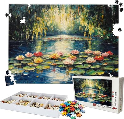Houten Puzzel - 3000 Stukjes - Ontspannen Hobby - Perfecte Vertanding - 122x81cm - Gekleurd