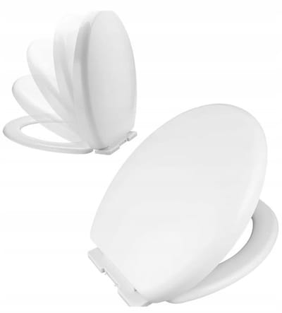 Galicja - Wc-bril Set - Wit - 43,5x37x5,8 cm - Zacht Sluitend