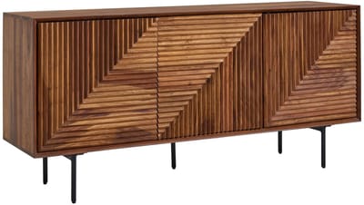 Wohnling Strak modern dressoir sheesham 148 cm