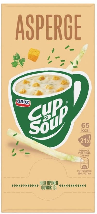 Unox Cup-a-Soup Asperge Soep - 21 x 175 ml
