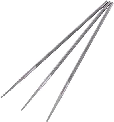 3-delige Ronde Vijlenset voor Kettingzaag Slijpen - Assortiment 4mm, 4.8mm, 5.5mm