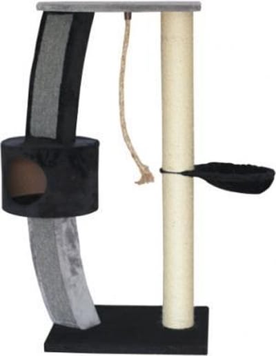 Topmast Krabpaal - Klimpaal - Moondream - Grijs-Zwart - 60 x 40 x 125 cm