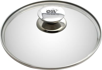 Glazen deksel - ELO 73033 - Galant 32 cm - roestvrijstalen knop - kookaccessoire - keukengerei