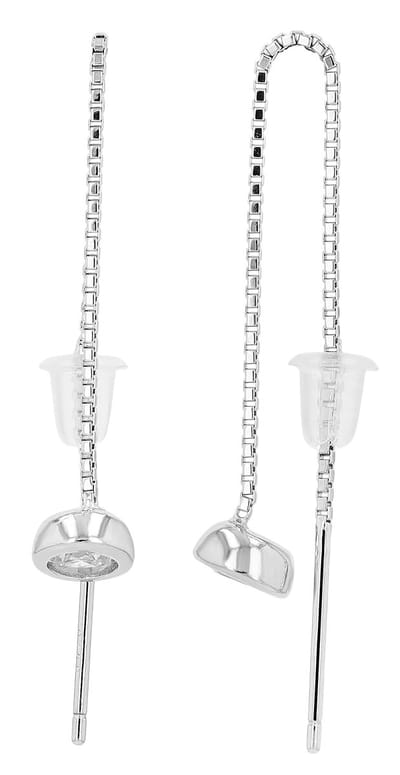 AKZENT Akzent damesoorbel "Leni" aus 925 Sterlingzilver, gerhodineerd, langlebig