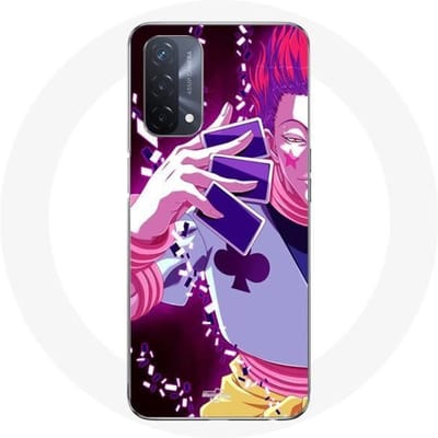 Oppo A93 5G hoesje Hisoka Morow en de jager x jager anime-kaarten