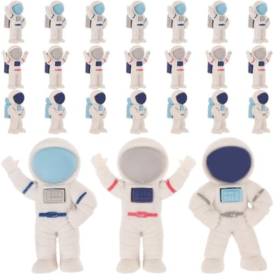 Store_9 - Schattige Astronautengum - Kawaii Gum - Unieke Schrijfaccessoire - 6 x 3 x 2 cm - Ruimte Thema - Perfect voor Studenten - Lichtgewicht