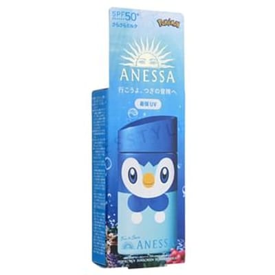 Shiseido - Pokemon Piplup Anessa Perfect UV Sunscreen Skincare Milk SPF 50+ PA++++ - Zonnebrandcrème