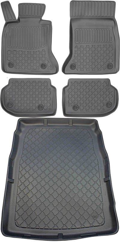 Max-Dywanik ARISTAR Serie - Bagażnik en Dywaniki - BMW 5 F10 Sedan - 2010-2013 - Zwart